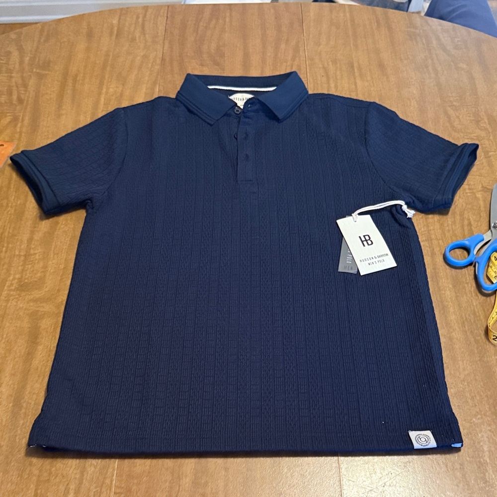 HB Men's Navy Polo Shirt